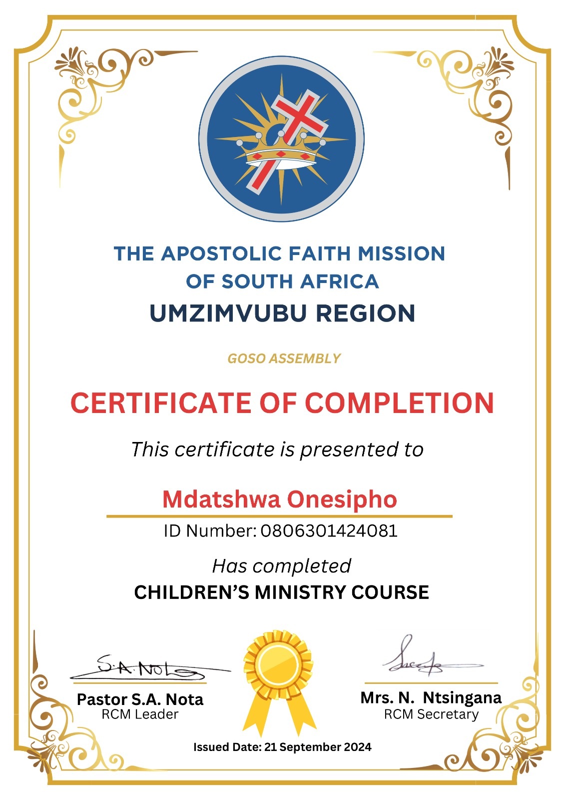 AFM Umzimvubu Region happy moment